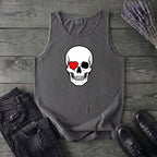 Heart Eye Skull Tank Top