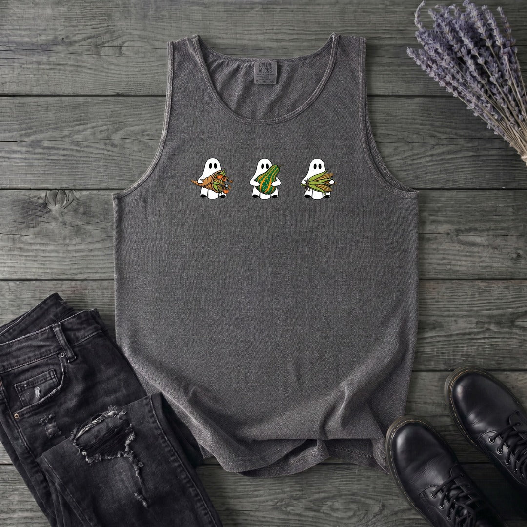 Ghosts Autumn Gourds Tank Top