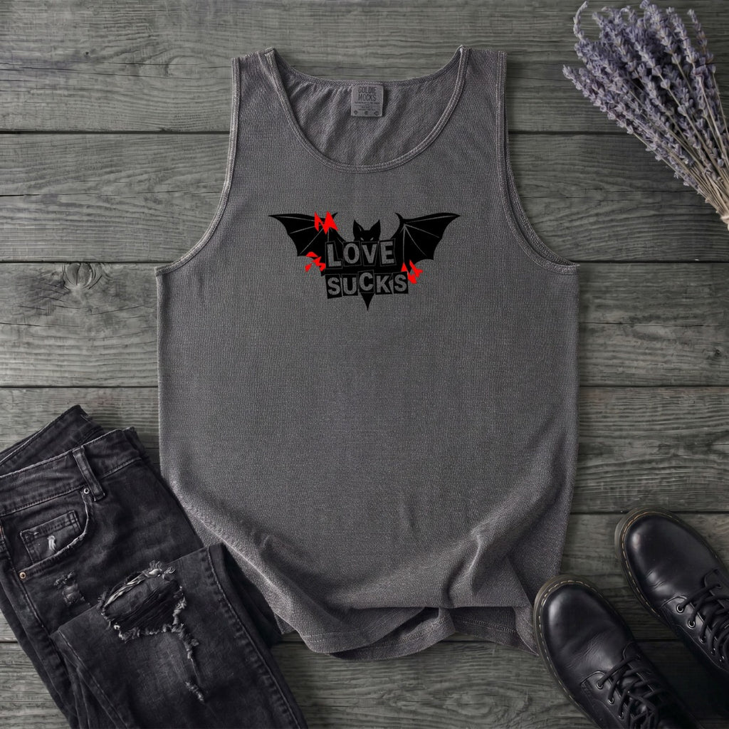Love Sucks Punk Bat Tank Top