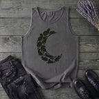 crescent moon black cats Tank Top