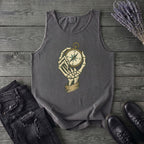 Nautical Compass Skeleton Hand Tank Top