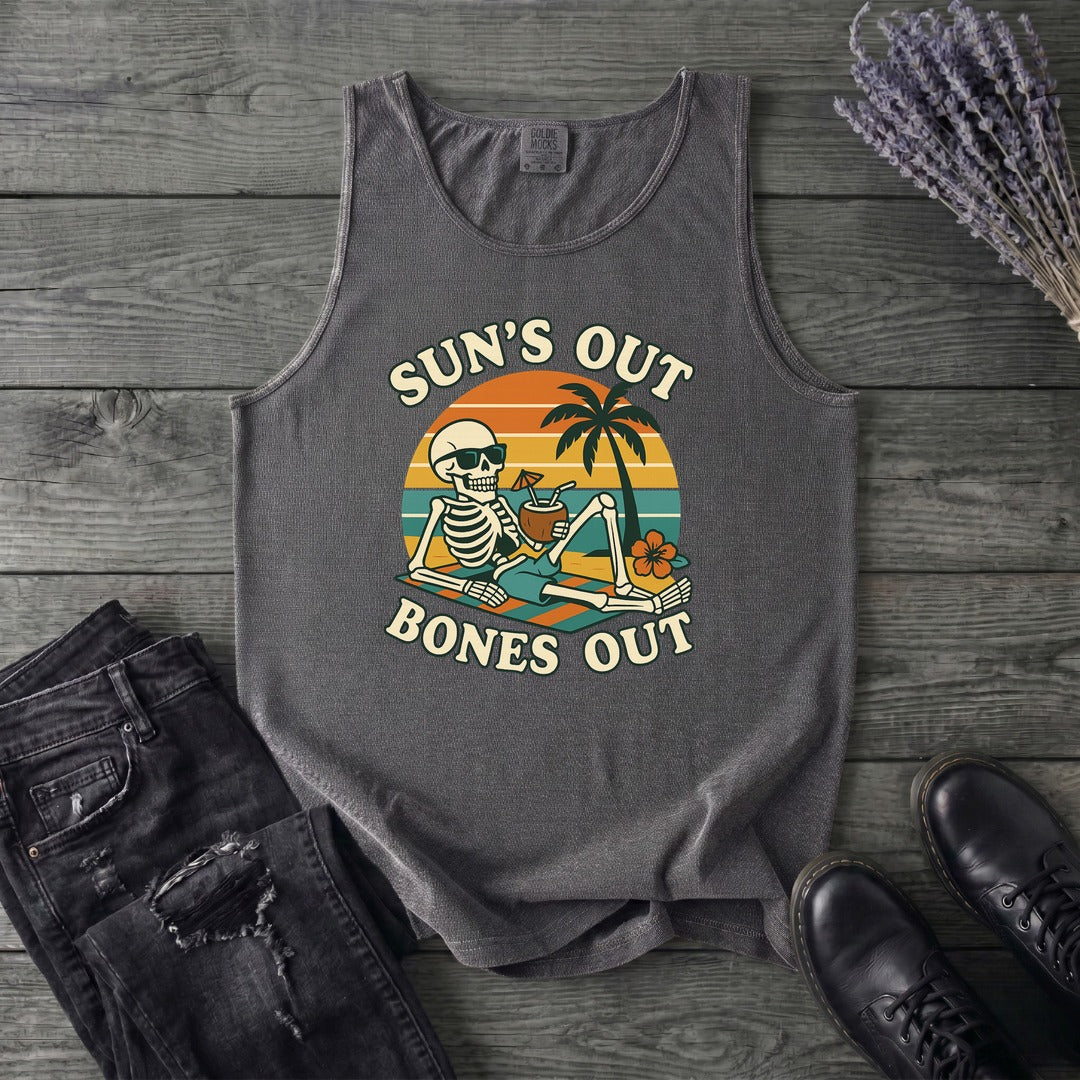 Suns Out Bones Out Tank Top