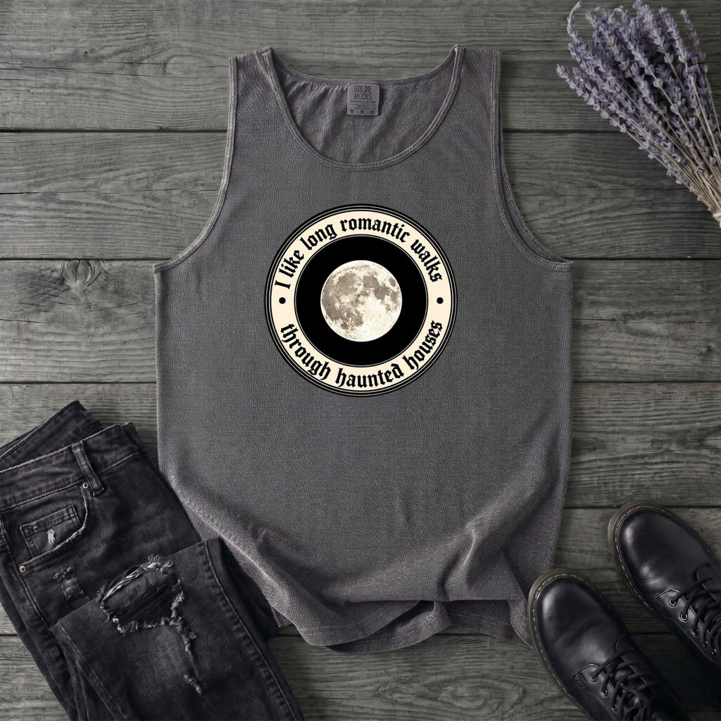 Long Romatic Walks Haunted House Tank Top