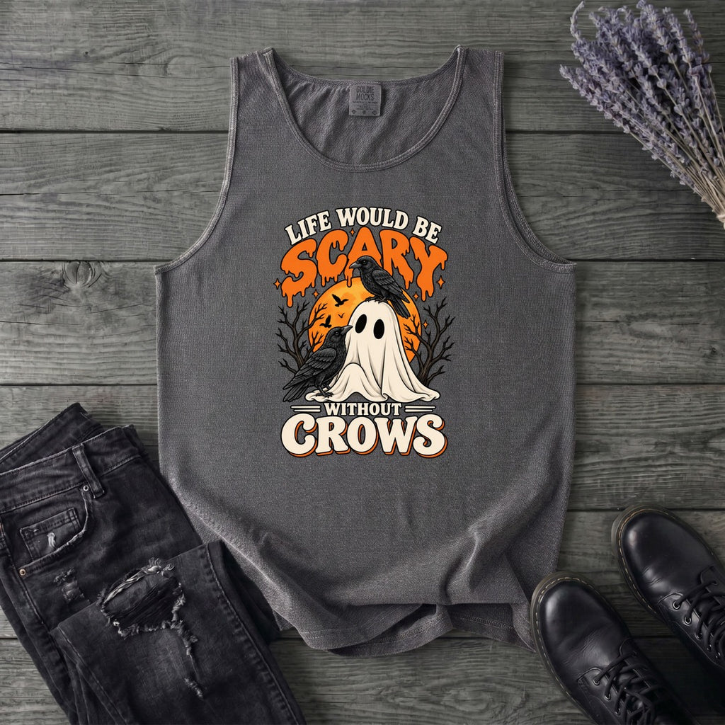 Life Would Be Scary Without Crows Tank Top