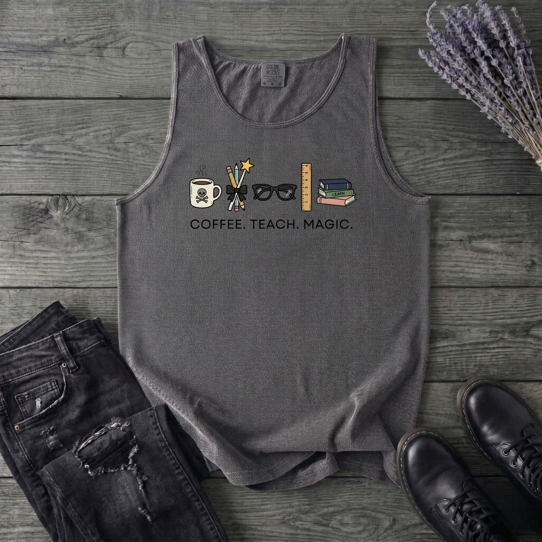 Coffee Teach Magic Tank Top