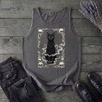 Cat Skull Card Tank Top
