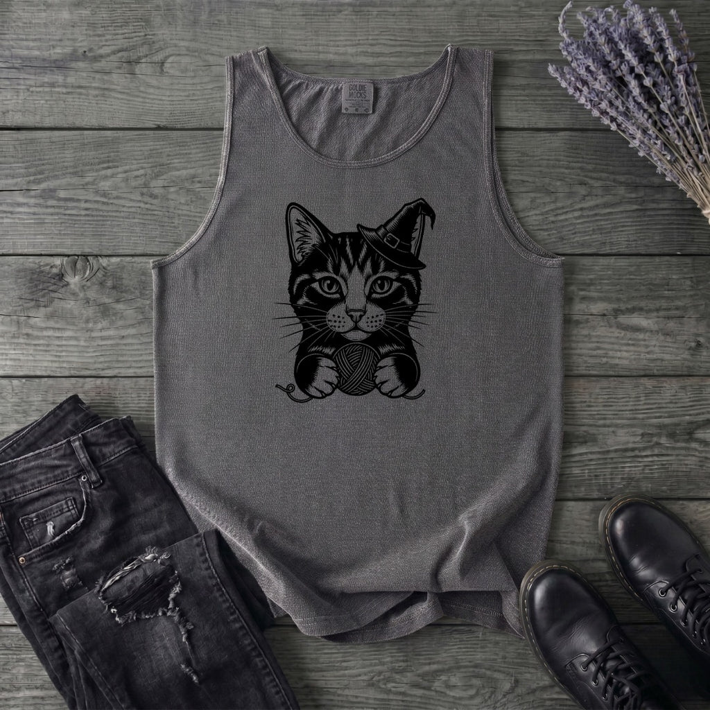 Witchy Yarn Cat Tank Top