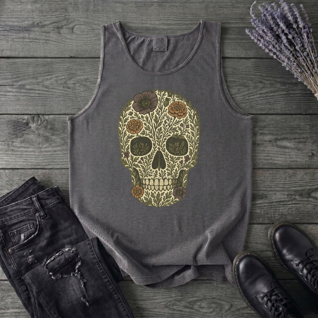Wildflower Skull Tank Top