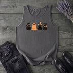 Black Cat Costume Party Tank Top