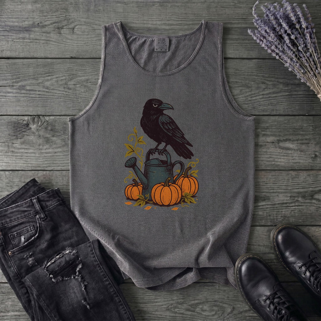Raven Pumpkin Patch Tank Top