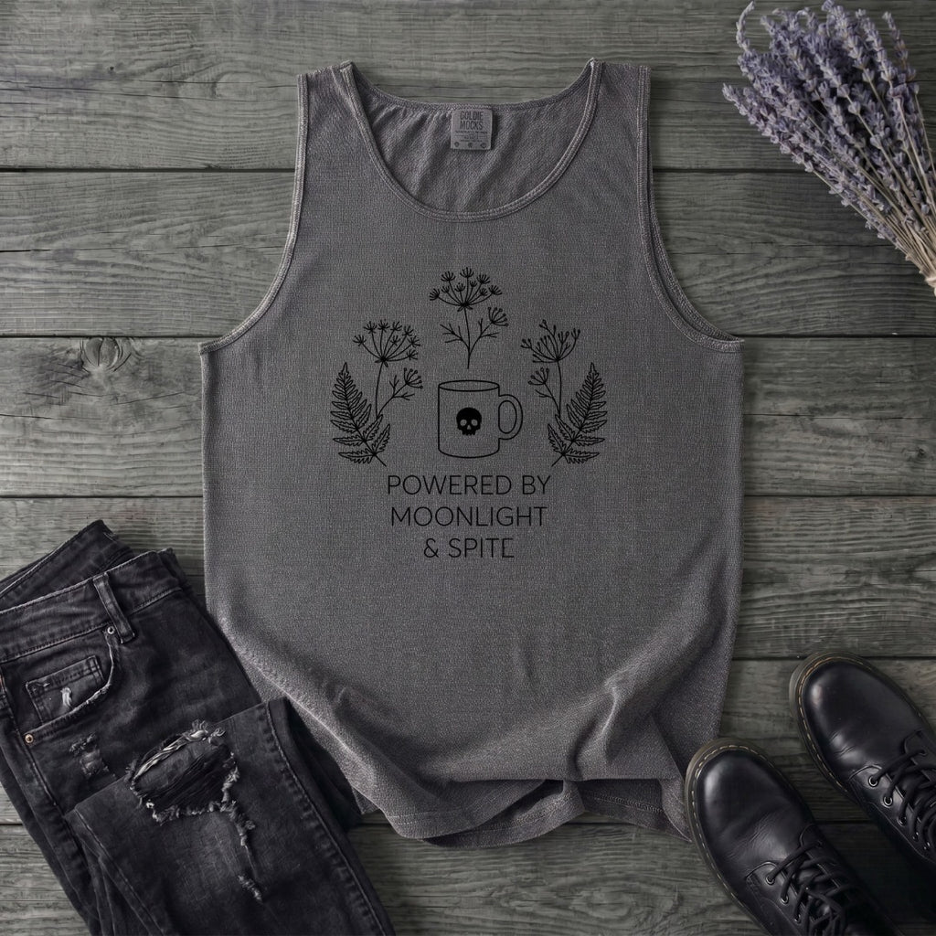 powered by moonlight & spite Tank Top