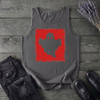 Grunge Stencil Ghost Tank Top