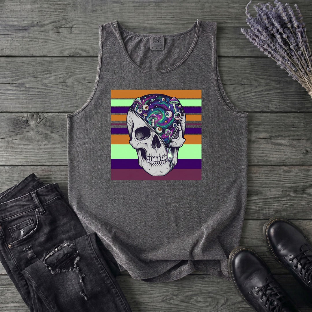 unzip your mind Tank Top