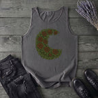 Crescent Moon Roses Tank Top