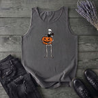 Skeleton Jack O Lantern Tank Top