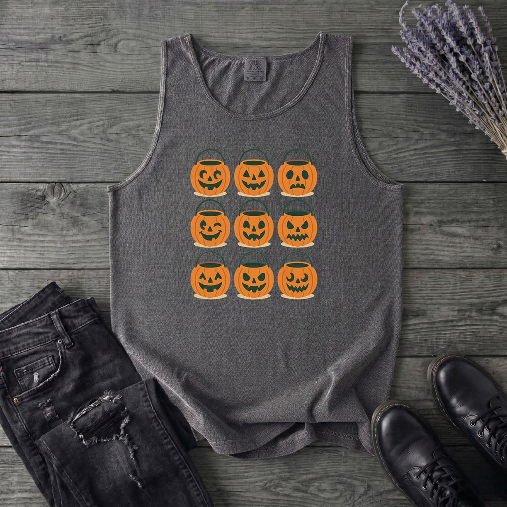 Bucket Grid Tank Top