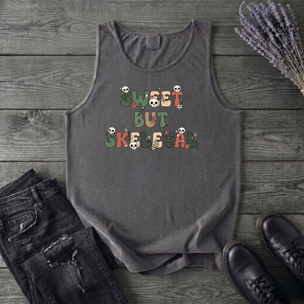 Sweet But Skeletal Tank Top
