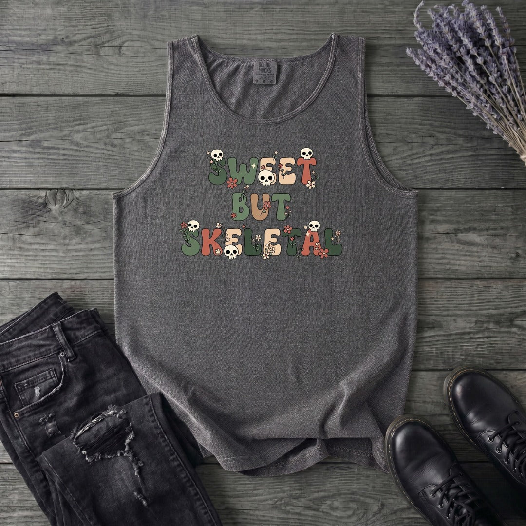 Sweet But Skeletal Tank Top