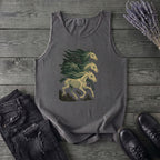 Stampeding Ghost Horses Tank Top