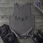 Skeleton Yoga Tank Top