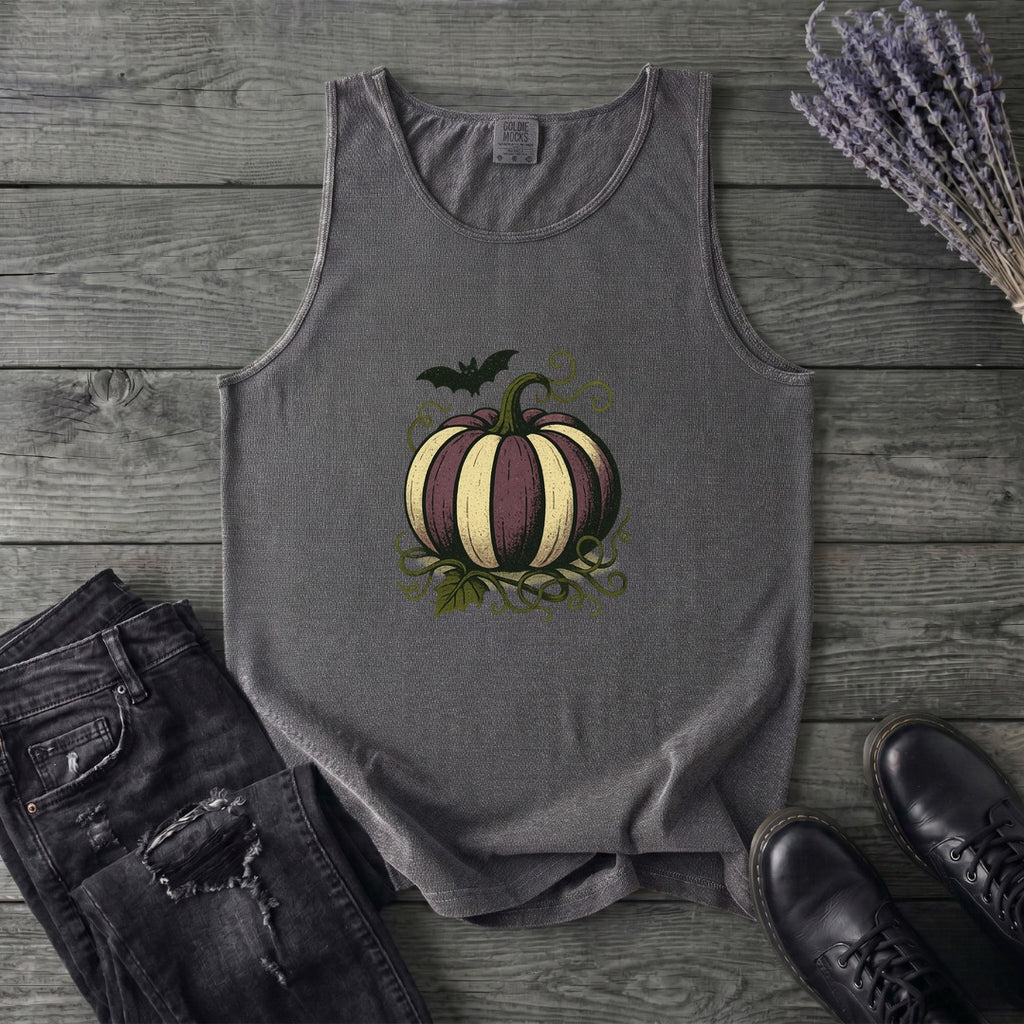 Striped Pumpkin Tank Top