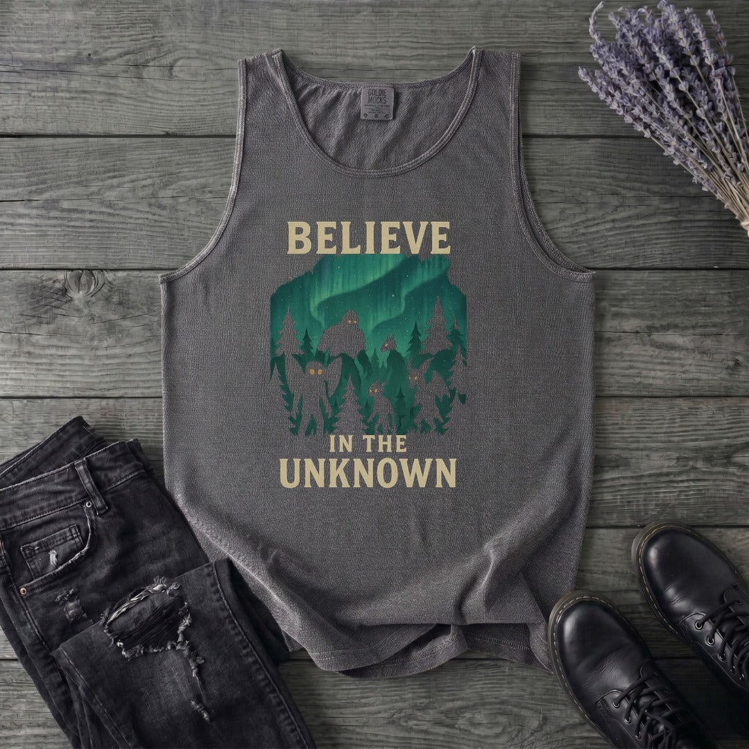 Believe In The Unknown Tank Top