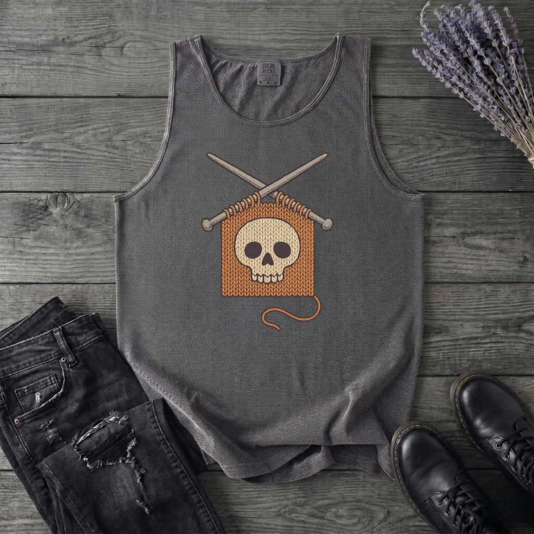 Knit Skull Tank Top