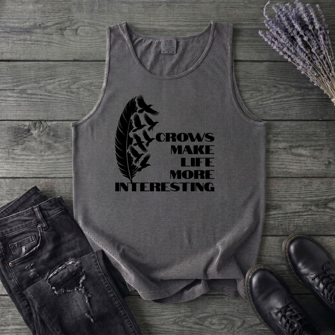 Crows Make Life More Interesting Tank Top