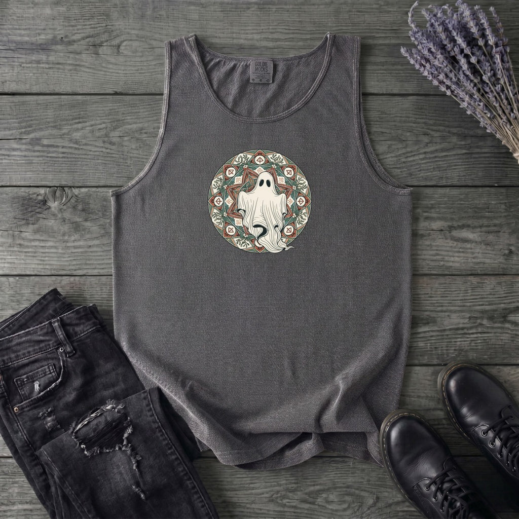 Boho Ghost Mandala Tank Top