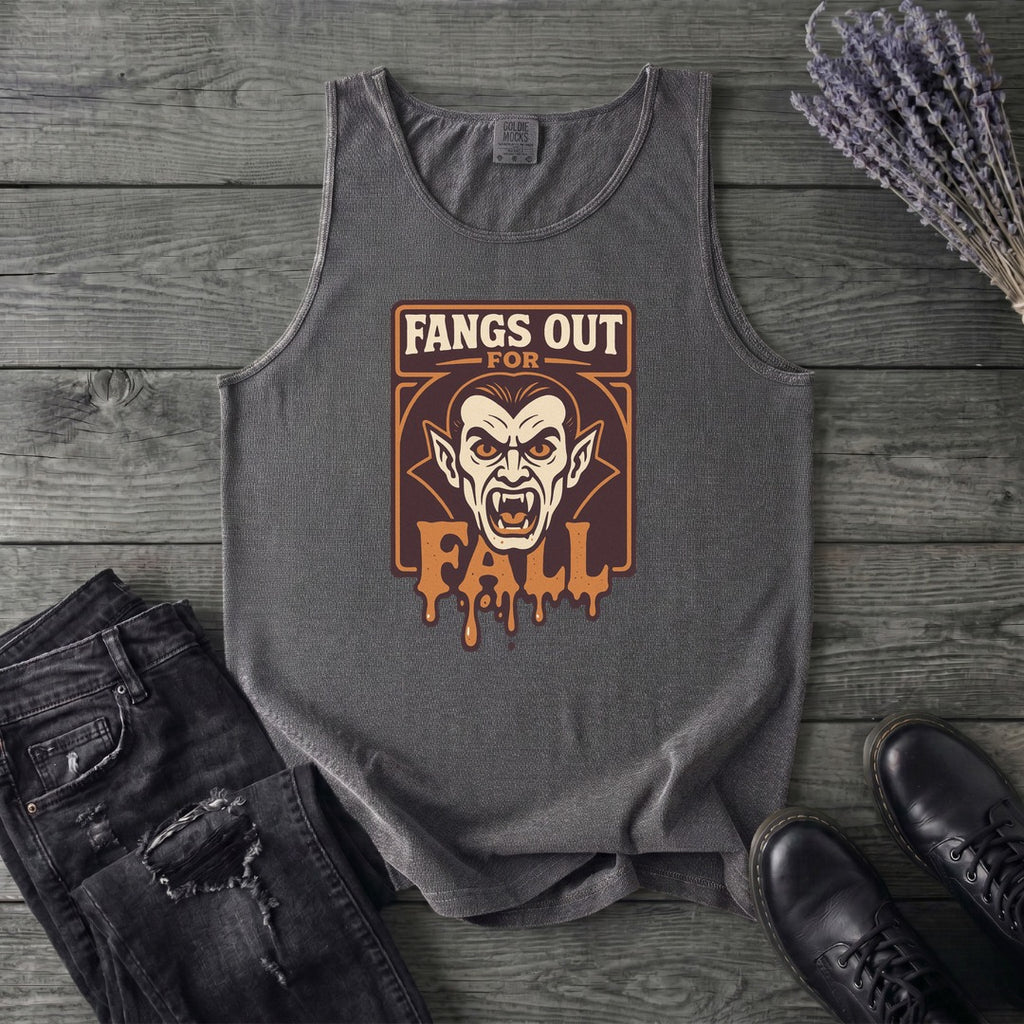 Fangs Out For Fall Tank Top