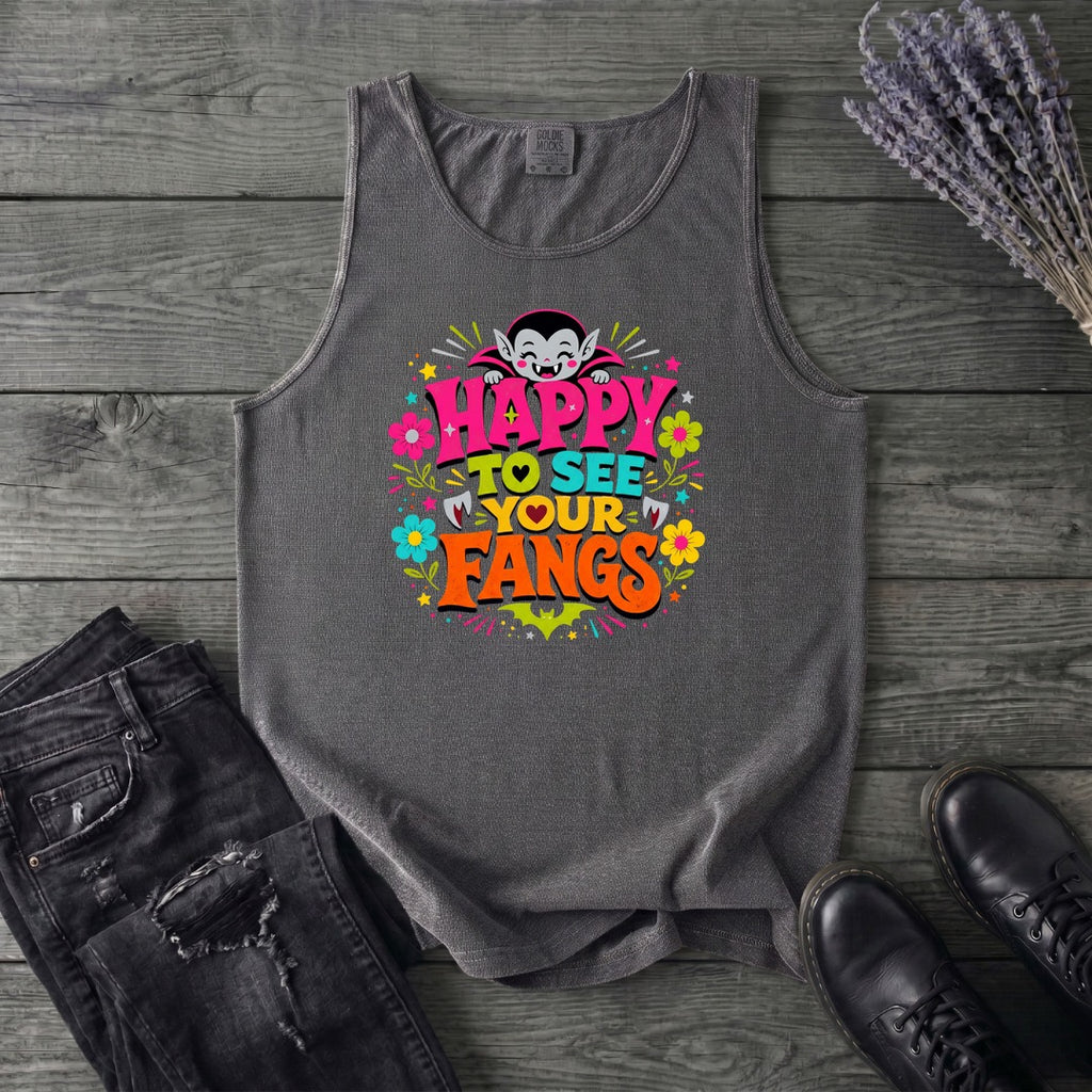 Happy To See Your Fangs Tank Top
