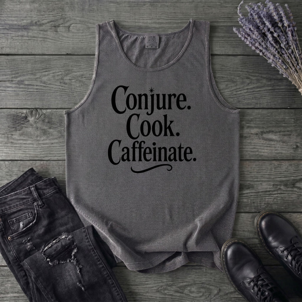 Conjure Cook Caffeinate Tank Top