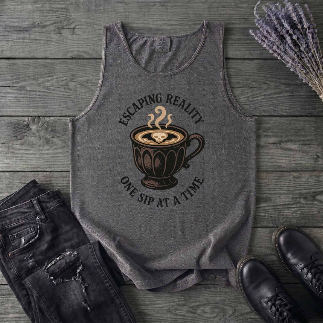 Escaping Reality One Sip At A Time Tank Top