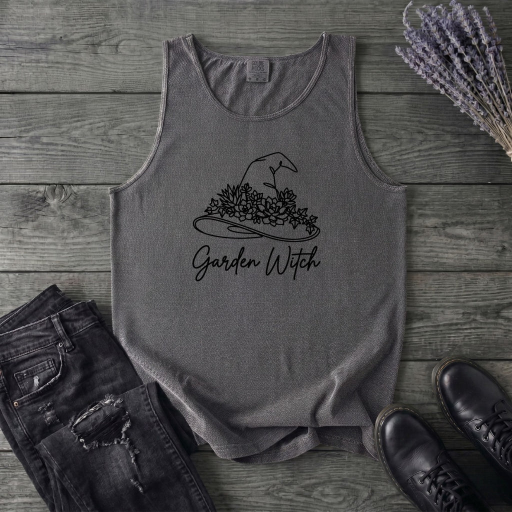 garden witch floral hat Tank Top