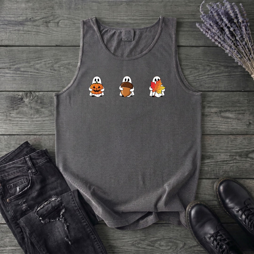 Ghosts Autumn Icons Tank Top