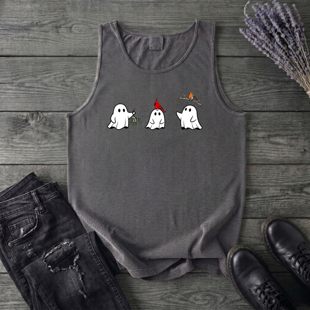 Ghosts With Birds Tank Top