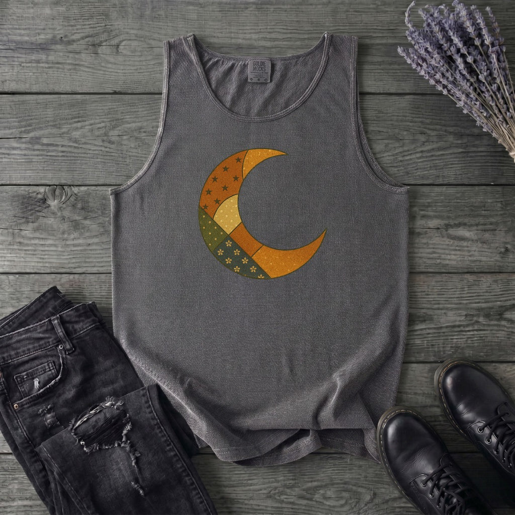 Patchwork Crescent Moon Tank Top