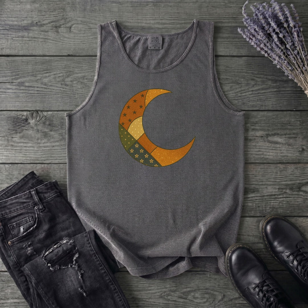 Patchwork Crescent Moon Tank Top