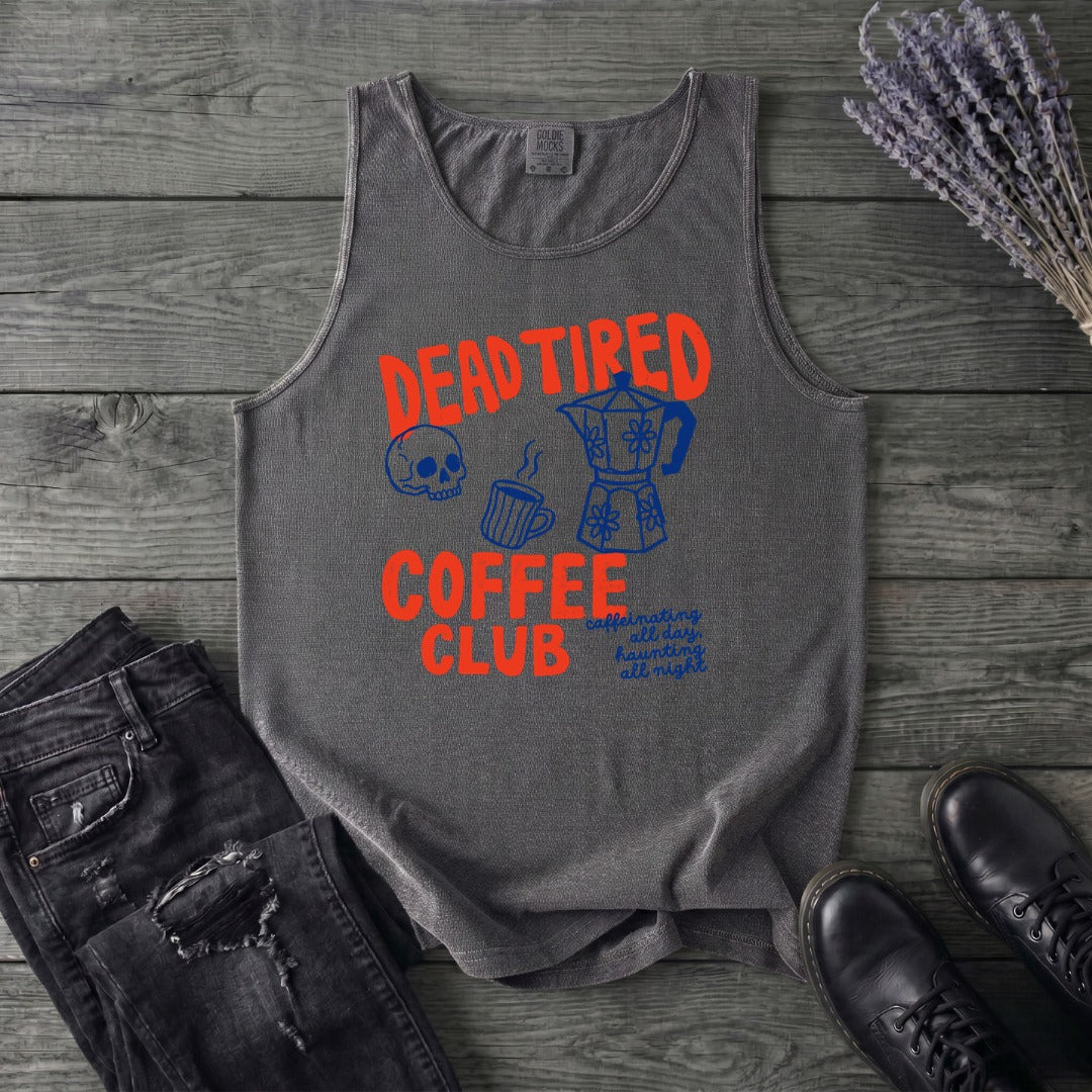 Dead Tired Coffee Club Tank Top
