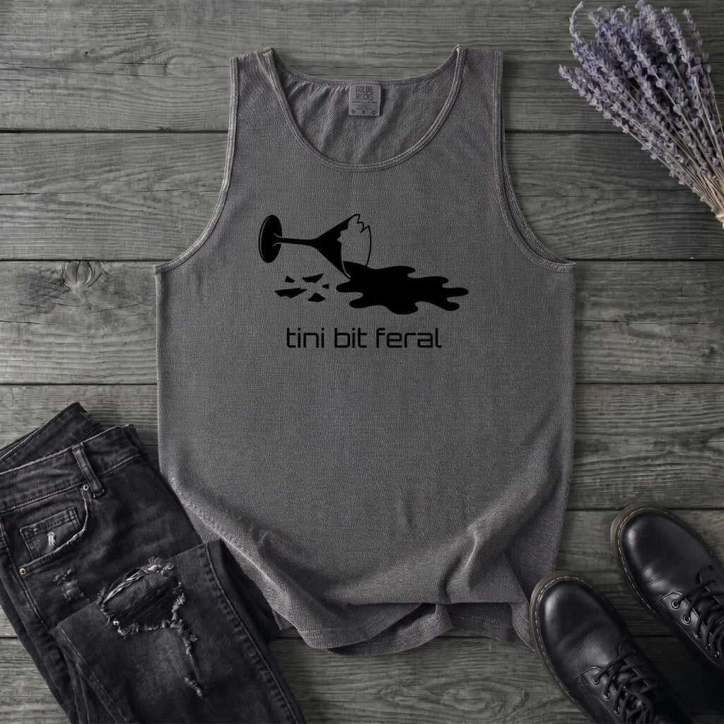 tini bit feral Tank Top