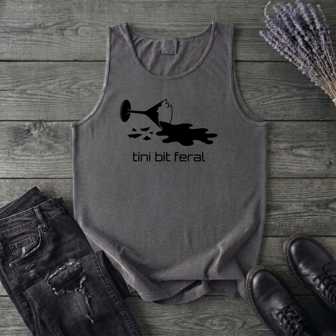 tini bit feral Tank Top