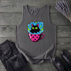 Cat Heart Mug Y2k 90s Tank Top