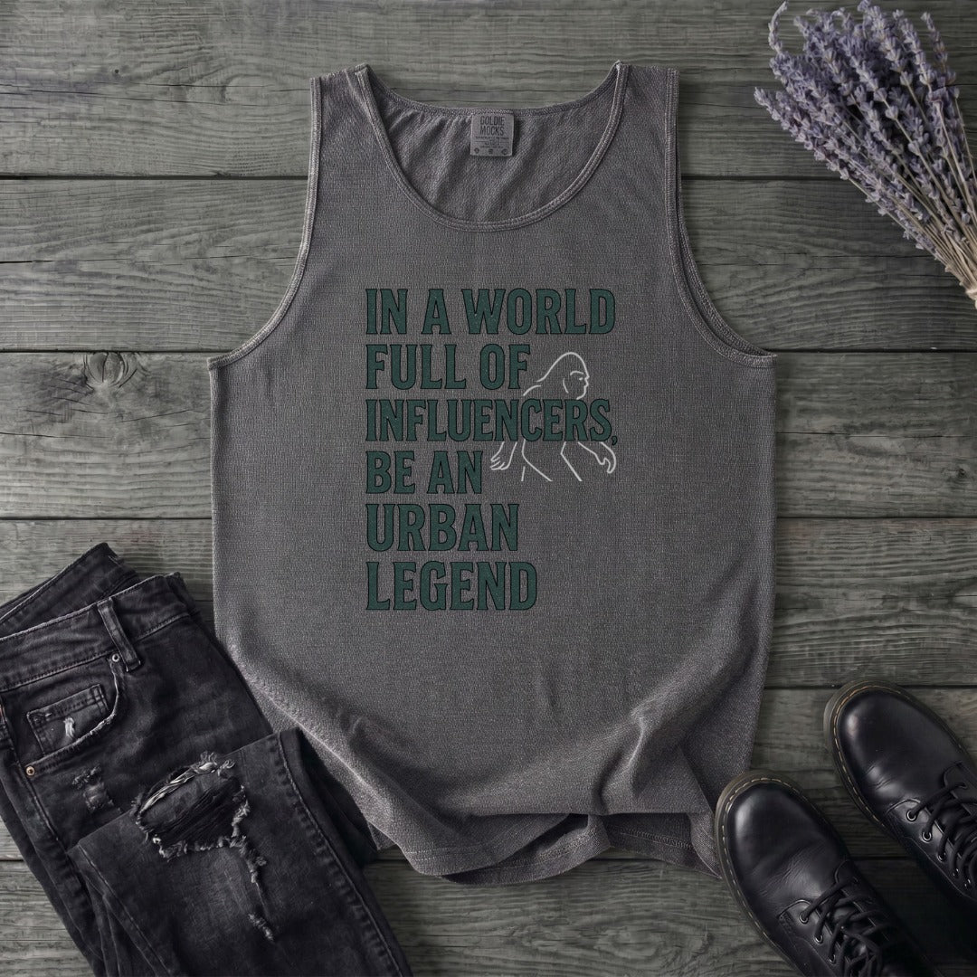 World Full Of Influencers Bigfoot Tank Top