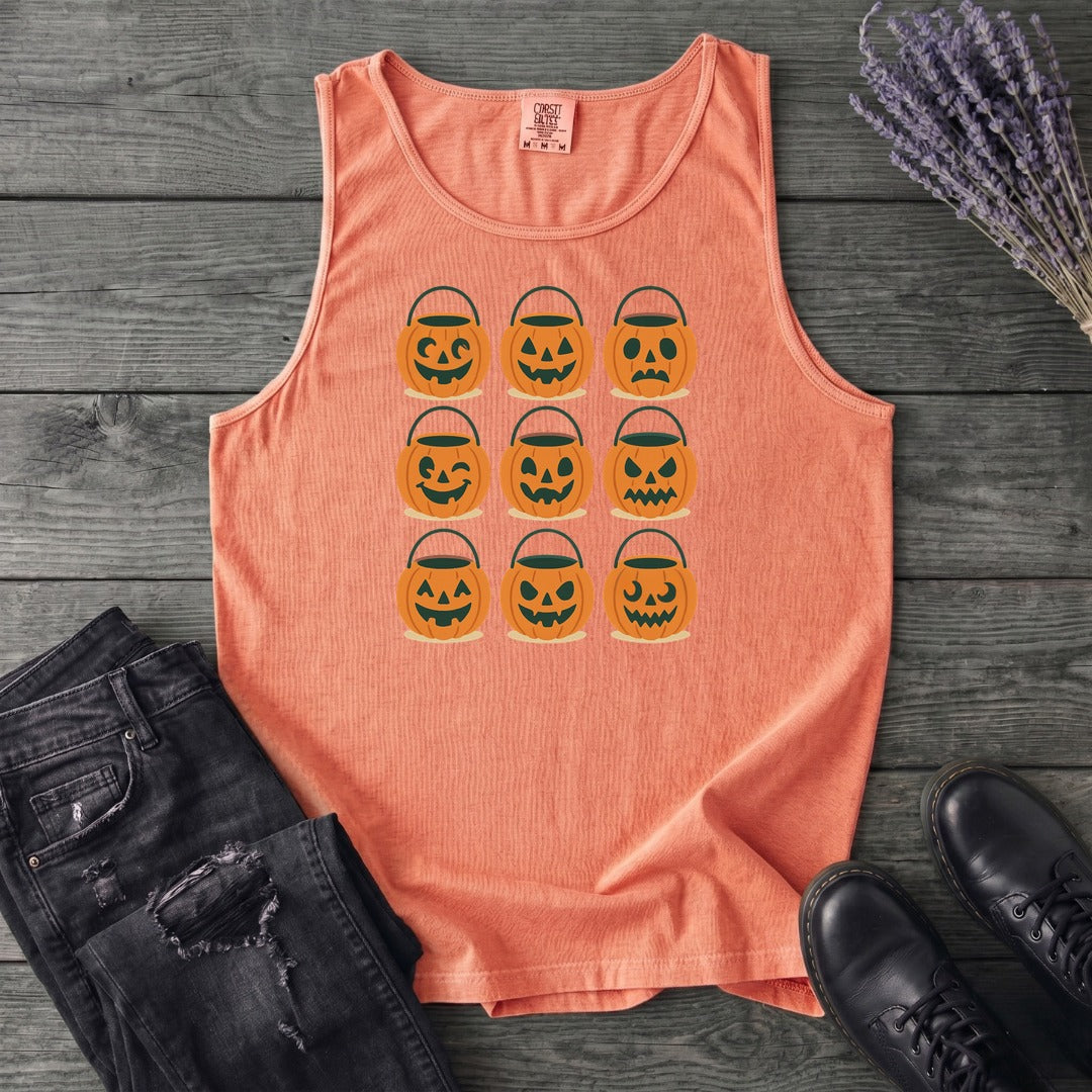 Bucket Grid Tank Top