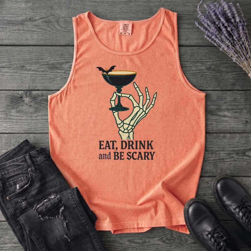 Eat Drink And Be Scary Tank Top