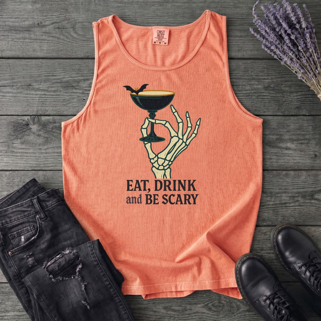 Eat Drink And Be Scary Tank Top
