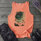 Stampeding Ghost Horses Tank Top