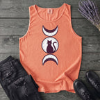 Triple Moon Goddess Cat Tank Top