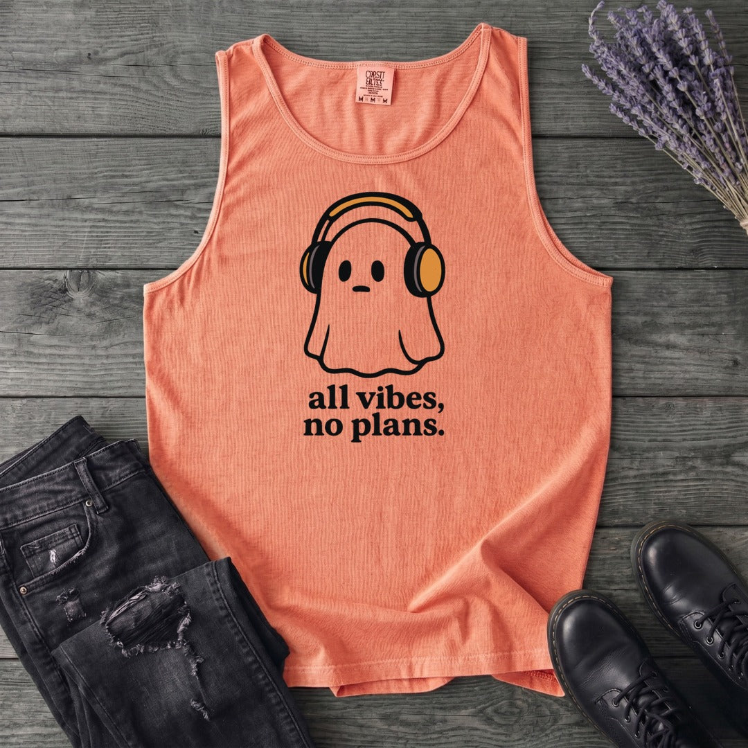 all vibes no plans Tank Top