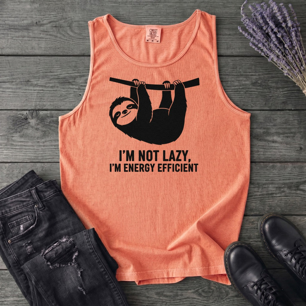 Im Not Lazy Im Energy Efficient Tank Top